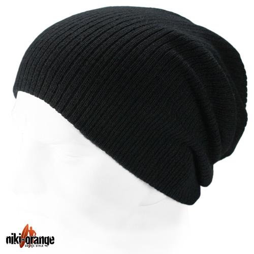 niki orange® XXL Long Beanie Slouch Wintermütze Mütze  