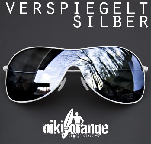 Pilotenbrille niki orange® Sonnenbrille Große Auswahl   