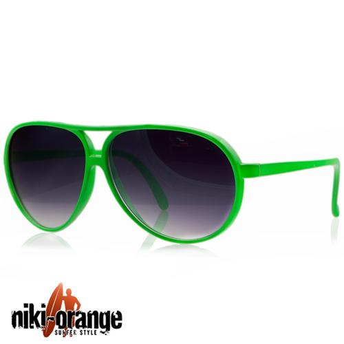 niki orange® PILOTENBRILLE SONNENBRILLE Neon Brille  